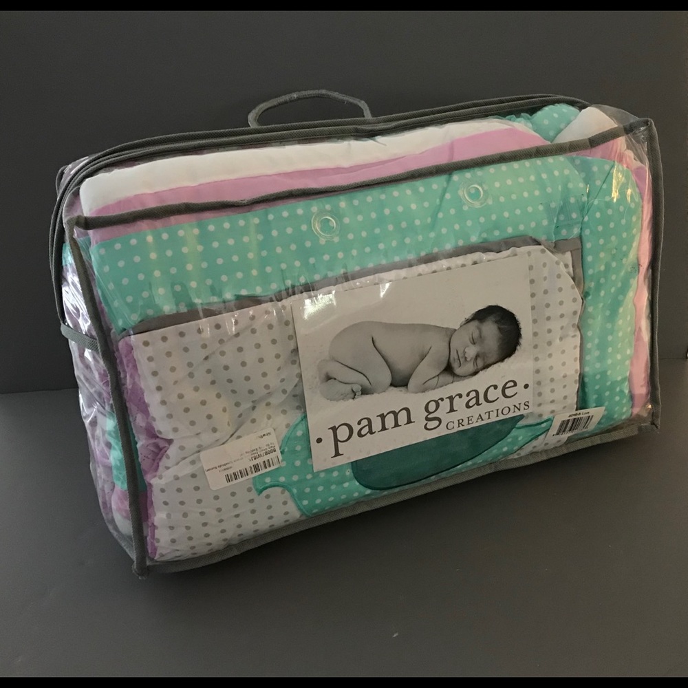 Pam Grace Love Lovebirds 6 piece crib set